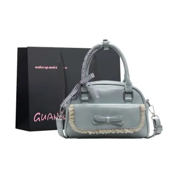 Champion Cub PU Handbag Shoulder Bag Women's Blue/Pink/Ecru/Black