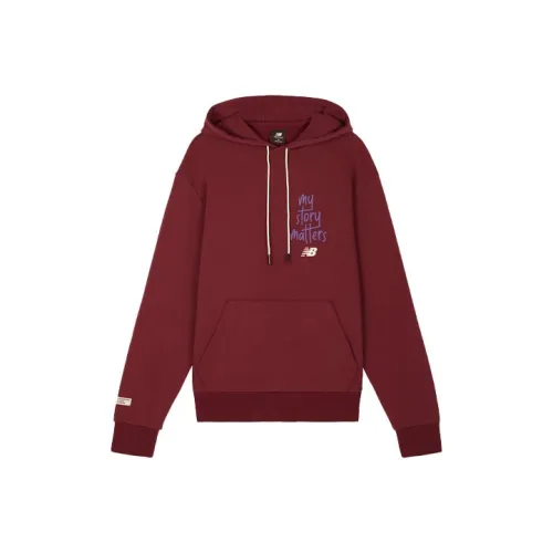 New Balance Sweatshirts Men Brick Red