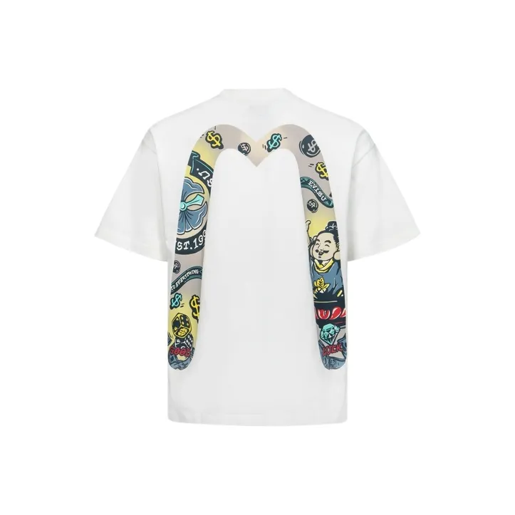 EVISU Godhead Daicock Cotton T-shirt-0