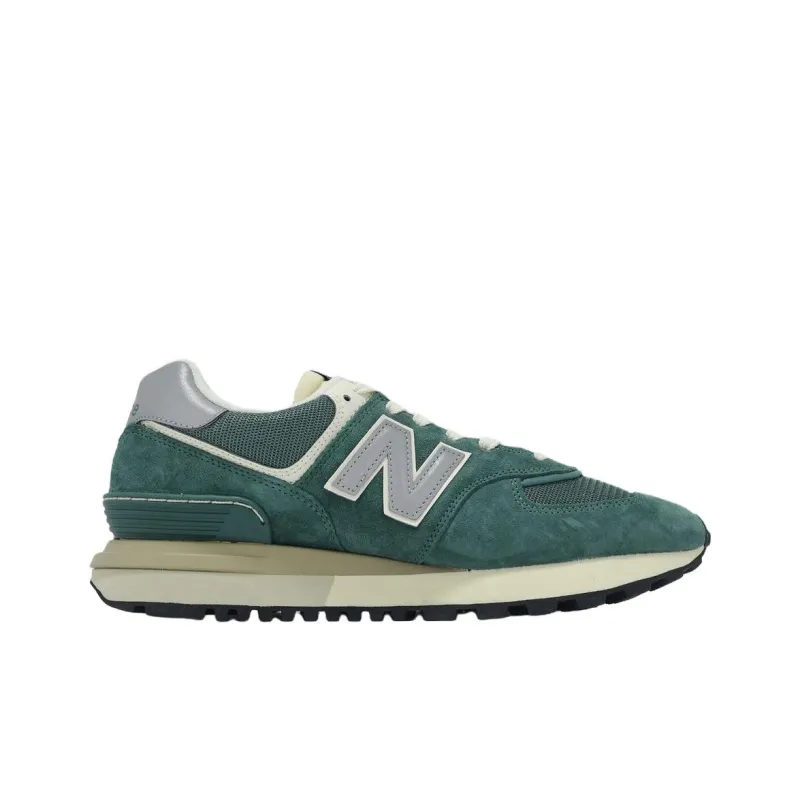 New Balance 574 Legacy Anti Slip Wear Resistant Low Top Casual Shoes Unisex Green-1