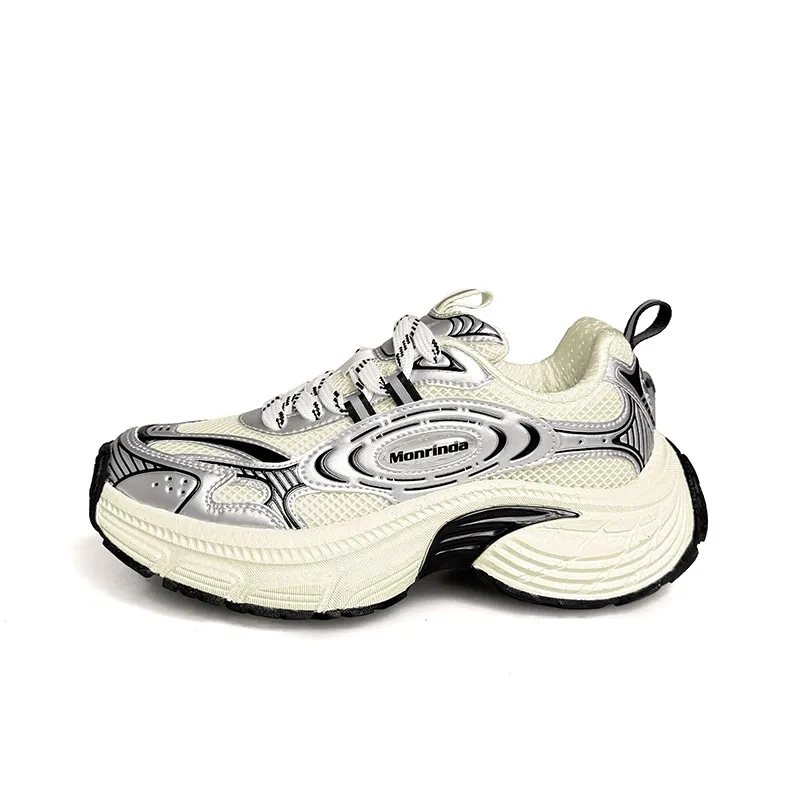 Mineida Anti Slip And Wear Resistant Height Increasing Low Top Chunky Sneakers Unisex-7