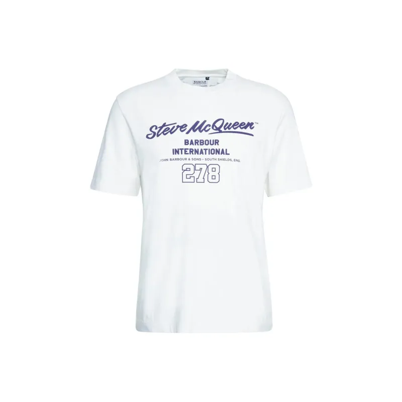 BARBOUR X Steve McQueen Colman T shirt-0