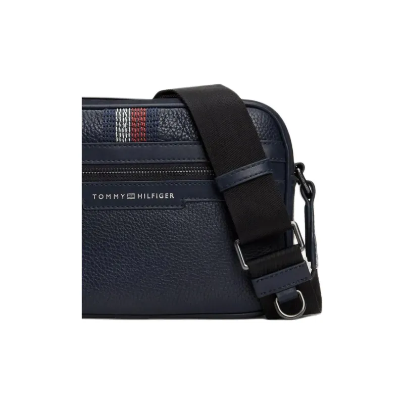 Tommy Hilfiger Leather Shoulder Bag Crossbody Bag Regular Men's Blue-2
