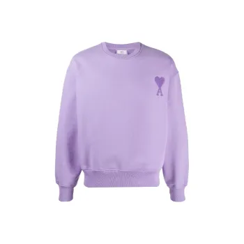 AMIPARIS Heart Friend Boxy Fit Tonal Crewneck