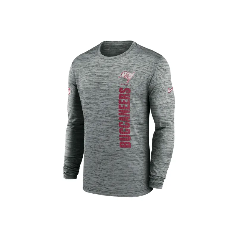 Nike Tampa Bay Buccaneers Sideline Velocity Men's Nike Dri FIT Nfl Long Sleeve T Shirt-0