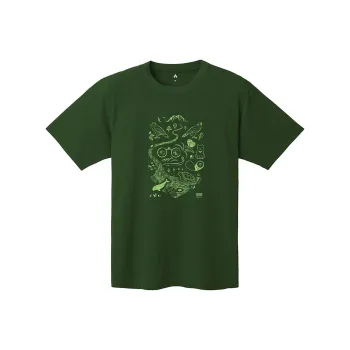 MONTBELL T Shirt Unisex Dark Green
