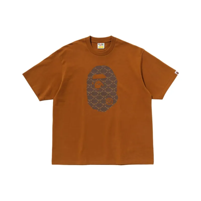Bape College Monogram Ape Head Relaxed Fit Tee-4