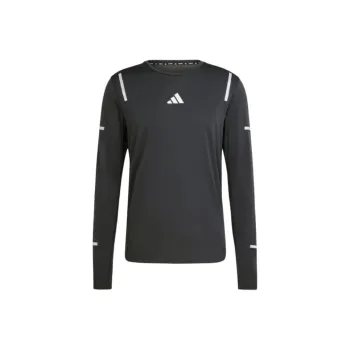 Adidas Free Shipping With AdiClub Ultimate Running Reflective Long Sleeve Tee