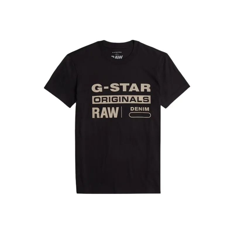 G STAR RAW T Shirts Men Black-0