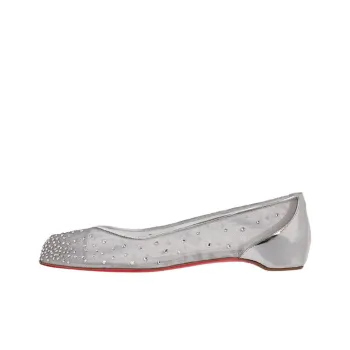 Christian Louboutin x Maison Margiela Marlougiela Casual Single Shoes Women's Silver
