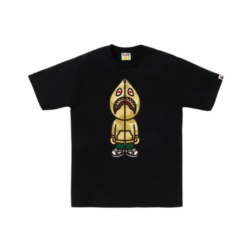 A BATHING APE Color Camo Classic Milo Shark T shirt