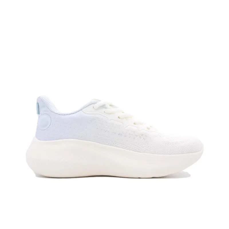 361° Breathable And Wear resistant Low Top Casual Running Shoes Women's White Blue-1