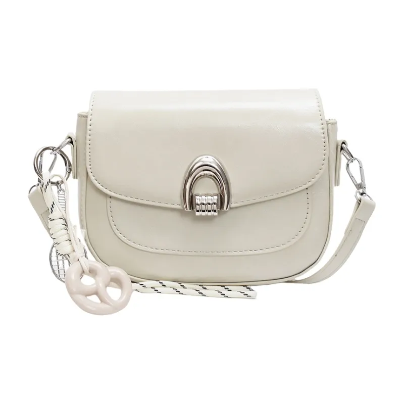 HCXK PU Shoulder Bag Regular Women's White/Black/Khaki/Coffee/Greige-20