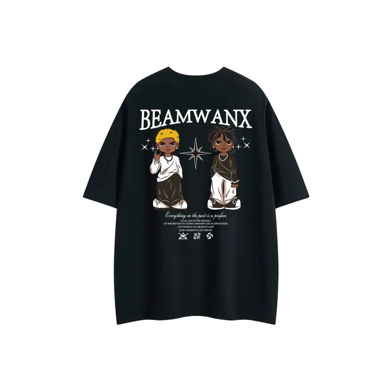 WANX Short Sleeved T Shirts Unisex-0