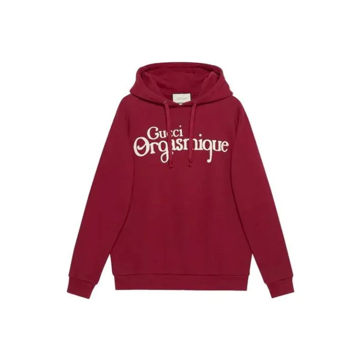GUCCI Sweatshirts Men Burgundy-0