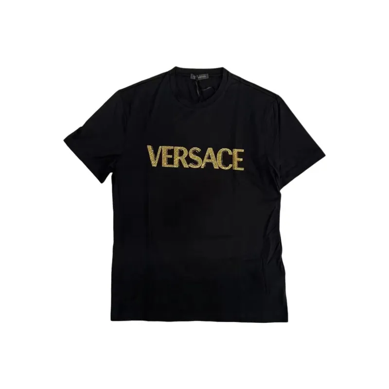 VERSACE T Shirts Men Black-0