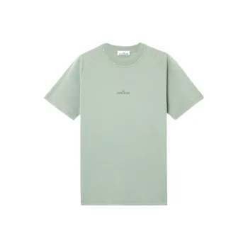 STONE ISLAND Compass Printed Crewneck T Shirt