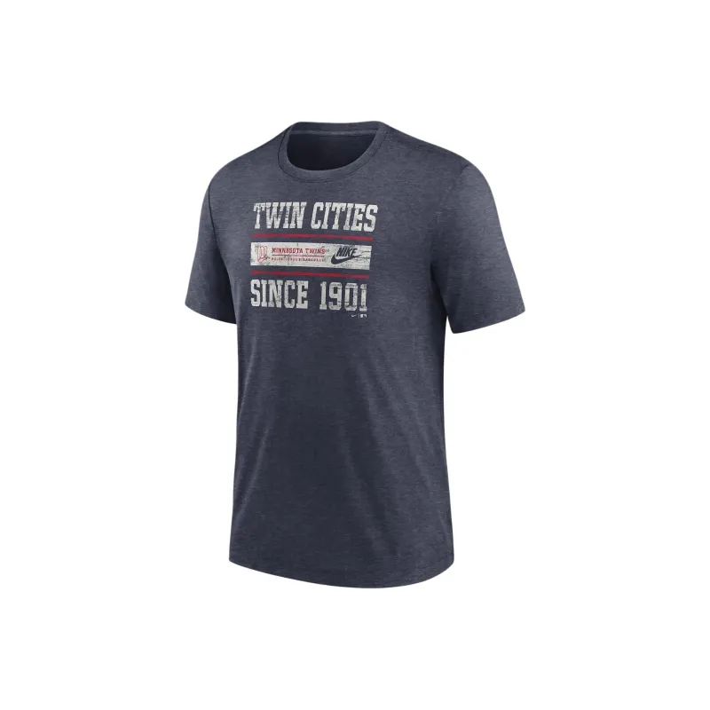Nike T-Shirt Minnesota Twins Men's Marine Blue-0