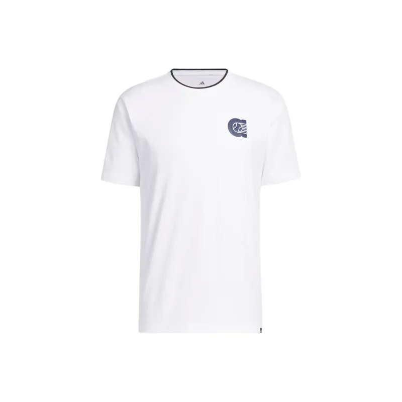 Adidas Free Shipping With AdiClub Summer Prep Graphic Tee-0
