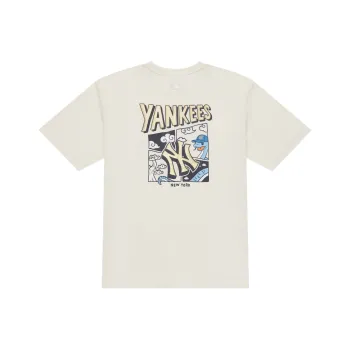 MLB New York Yankees Snake Year CNY Collection SS25 T Shirt Unisex Standard Ivory