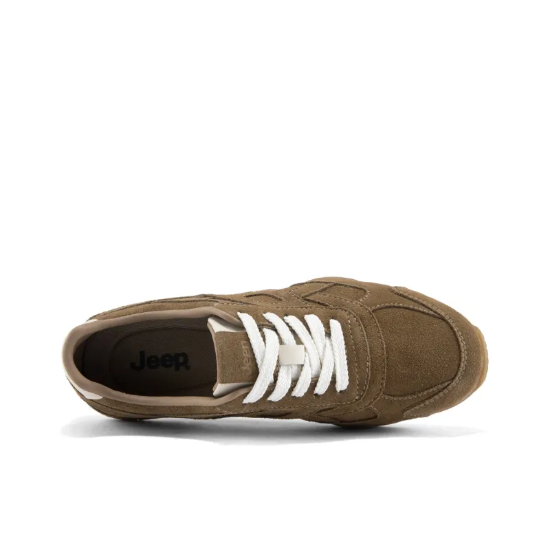Jeep Fashion Sports Collection Casual Shoes Men Low Top Khaki, Camel-10