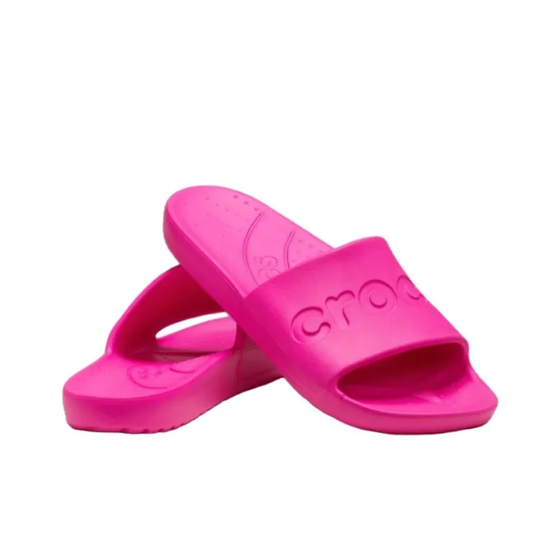 Crocs Slip Resistant Slide Slippers Women's Pink-2