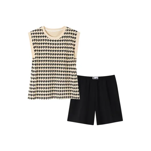 MIIOW Cool One Summer Series Pajama Set Women's Black
