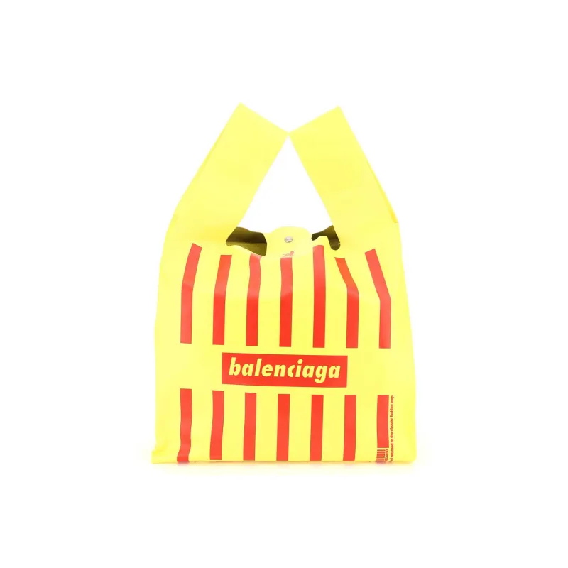 Balenciaga Calfskin Handbag Men's Yellow-5