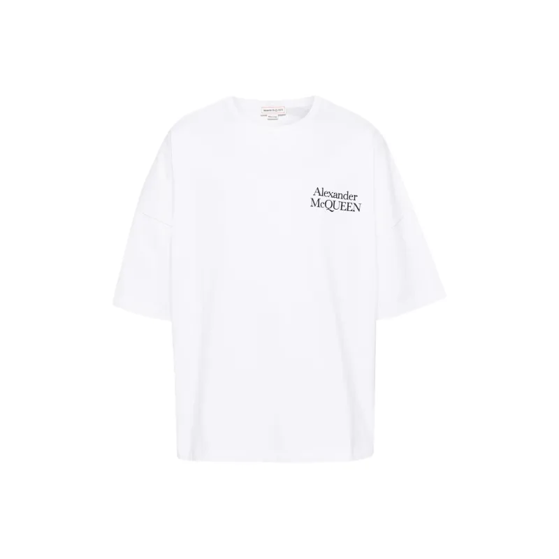 Alexander McQueen Logo Printed Crewneck T Shirt-0