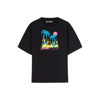 PALM ANGELS Burning Oasi Slim Tee