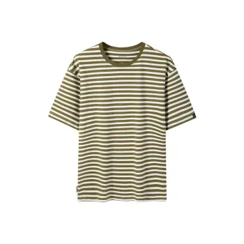 OUTDOOR PRODUCTS T Shirt Unisex Wintergreen Green White Pinstripe