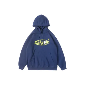 DAKYAM Pullover Regular Sweatshirt Winter Unisex Blue