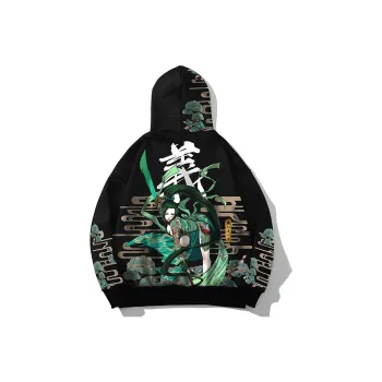 SANSYAS HONGLIANZHIMENG GUANYU Hooded Loose Fit Sweatshirt Unisex