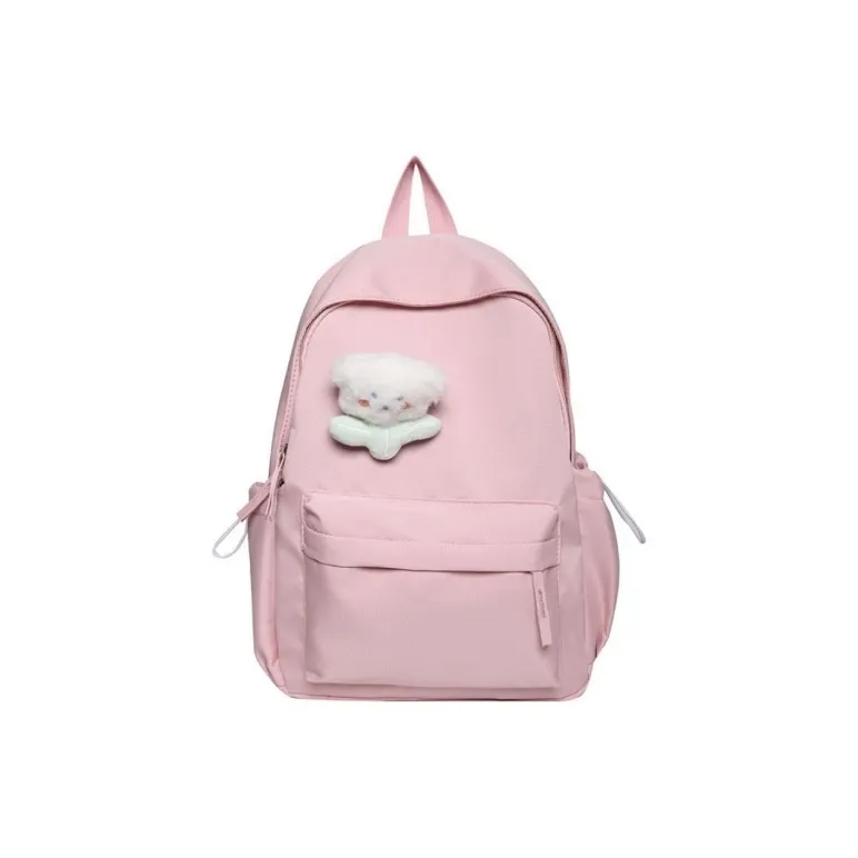 Worm's Home Nylon Backpack Regular Women's Multicolor-5
