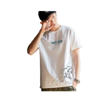 Tonlion T Shirt Men's Raw White