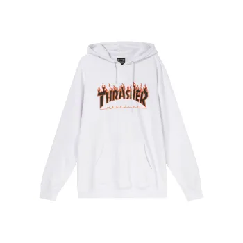 Thrasher Sweatshirt Japan Version Unisex White Orange