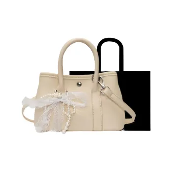HACIN PU Handbag Shoulder Bag Crossbody Bag Women's Ecru