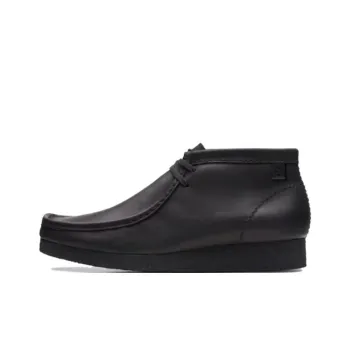 Clarks Shacre Boot Black Leather