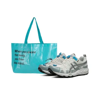Asics GEL SONOMA FE Anti Slip Wear Resistant Low Top Running Shoes Women's White Blue Gray
