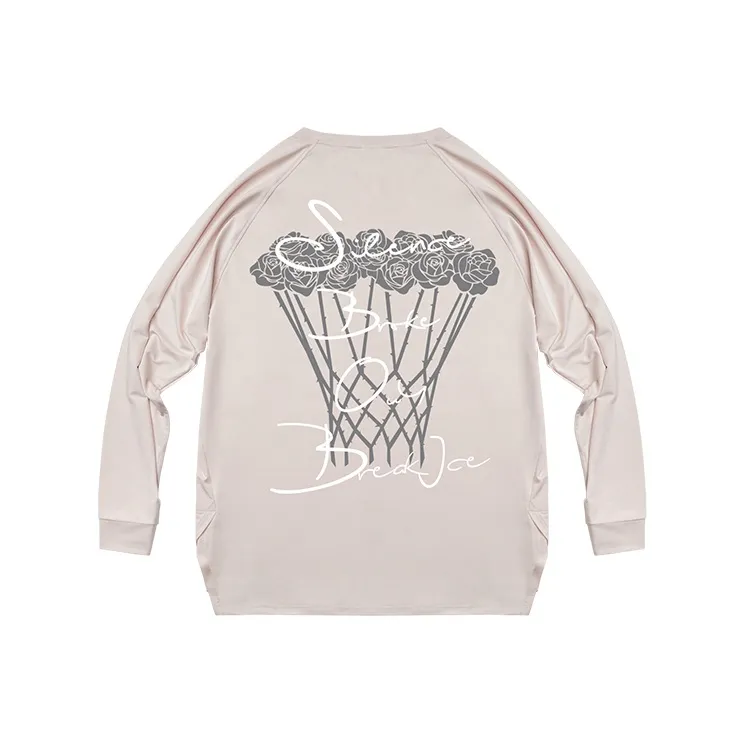 BKCXZICE American Vintage Sports Long Sleeved Loose Fit Breathable T Shirt Unisex-11