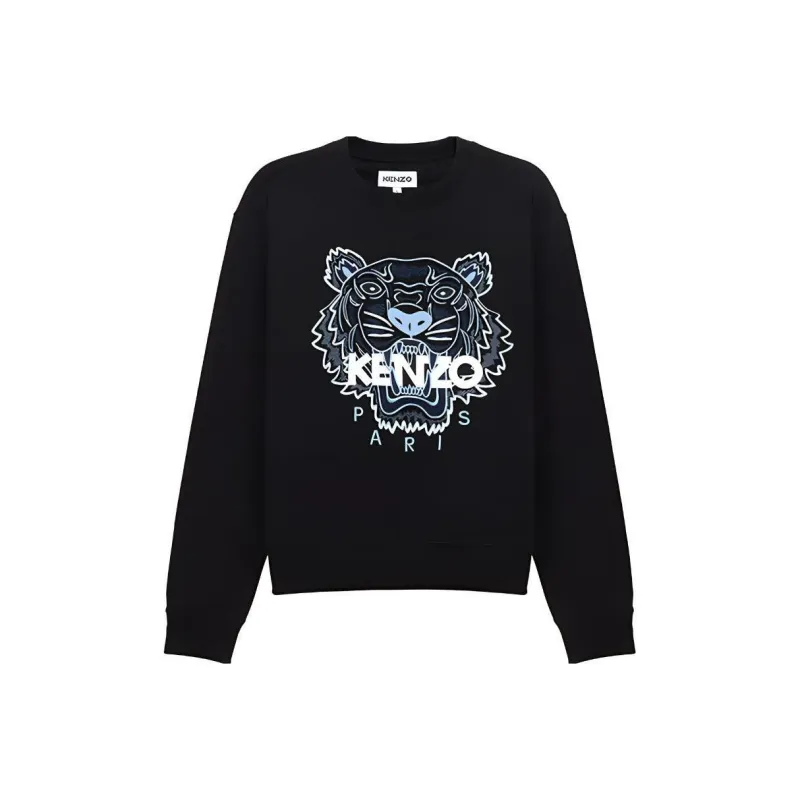 KENZO Classic Tiger Head Sweatshirt Men's Black-0