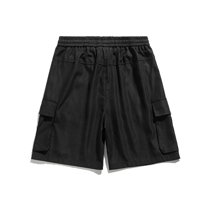 Caramella Cargo Shorts Unisex Black-5