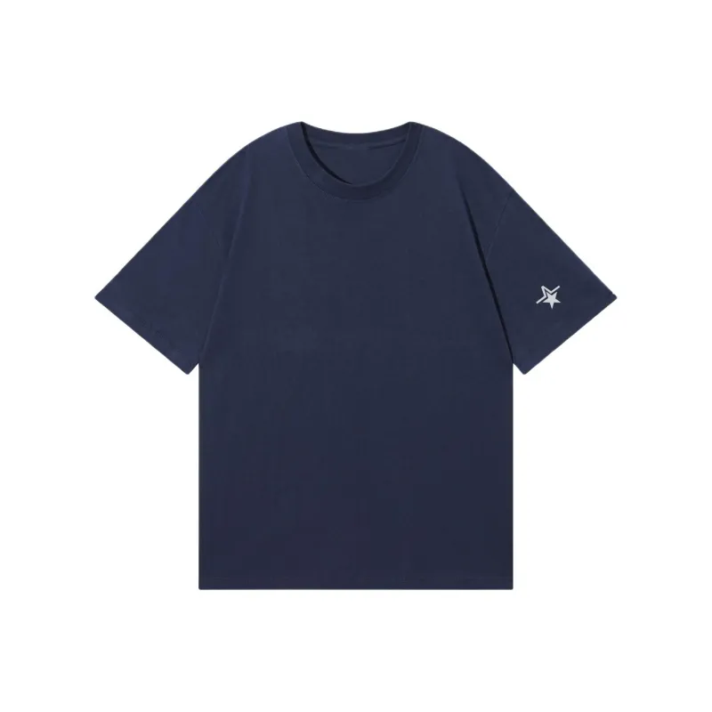 PENTAGONAL HEART Stepping Star Dream Series 100% Cotton Crew Neck T Shirt Unisex-0