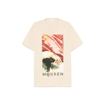 Alexander McQueen Graphic Printed Crewneck T Shirt
