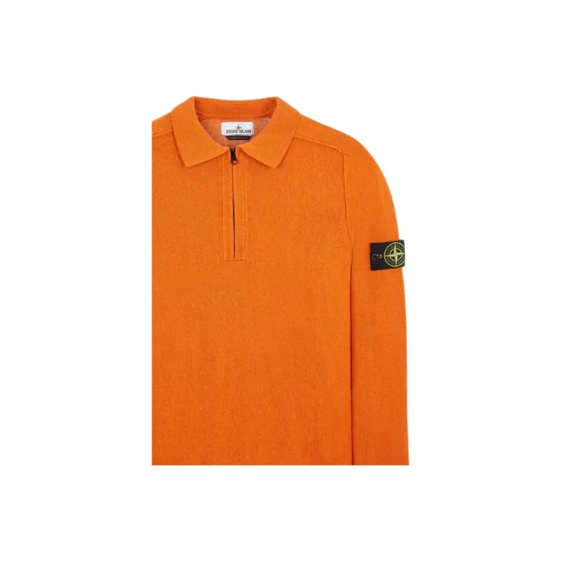 STONE ISLAND Sweaters Unisex Orange Red-2