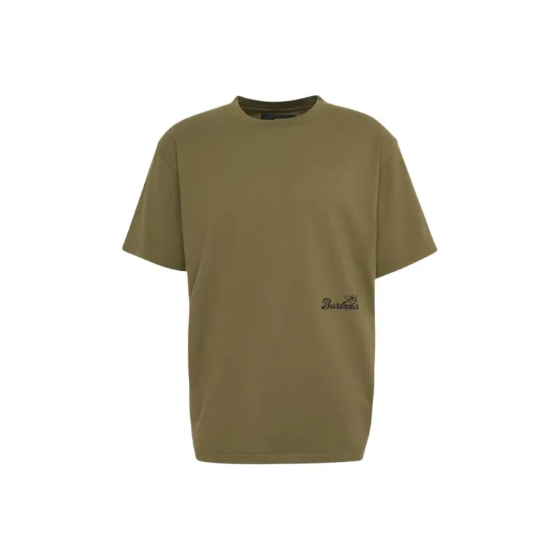 BARBOUR T Shirt Men's Burnt Olive-0