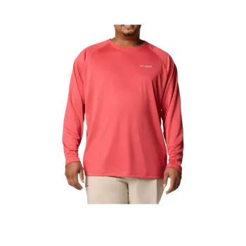 Columbia PFG Solar Stream T-Shirt Men's Sunset Red