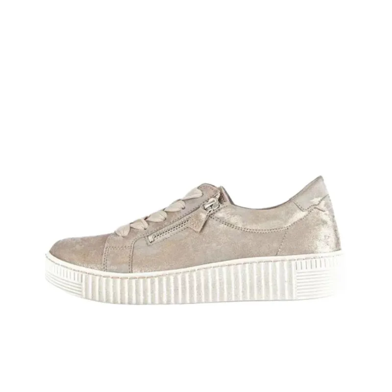 Gabor Fashion Low Top Skateboard Shoes Women's Light Umber-0