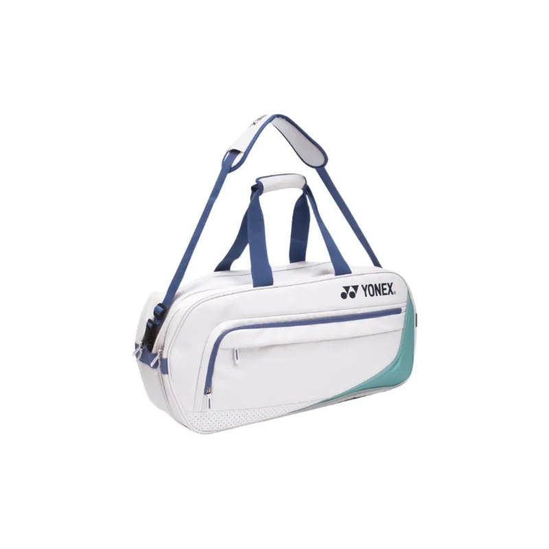 YONEX Polyurethane Travel Bag Unisex White-3