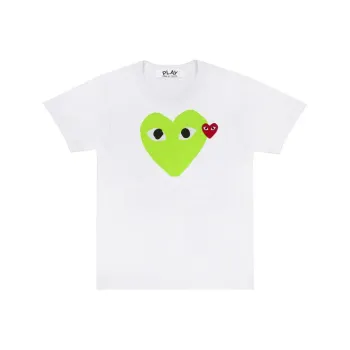 CDG Play T Shirts Unisex Green